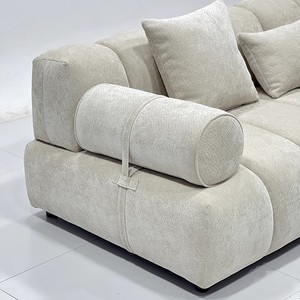 Modern Nordic Customized Size <b>Wooden</b> <b>Frame</b> Modular Sectional Couch for Living Room - Product Image 4