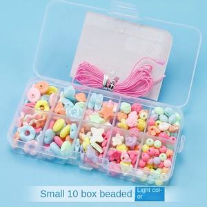 DIY Kinder-Plastikperlen-Set für Halsketten und Armbänder, Schmuckherstellung, Lernspielzeug für 7-12 Jahre, Kami - Product Image 6