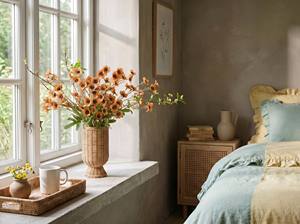 Fleurs artificielles en soie vintage d'automne, petites fleurs <span class=keywords><strong>de</strong></span> cire d'australie en gros pour bouquets <span class=keywords><strong>de</strong></span> mariage et décoration intérieure - Product Image 6