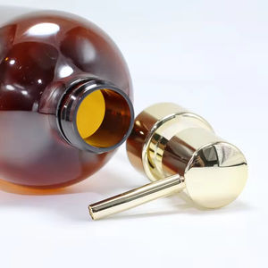 300ml PET Rose Gold Electroplated Press <b>Pump</b> Lotion <b>Bottle</b> Eco-Friendly Shampoo Conditioner Body Wash Cosmetic Portioning <b>Bottle</b> - Product Image 5