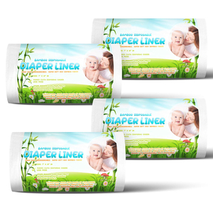 Cubierta de limpieza desechable Biodegradable para bebé, inserto de tela, pañal, paños de Bambú - Product Image 4