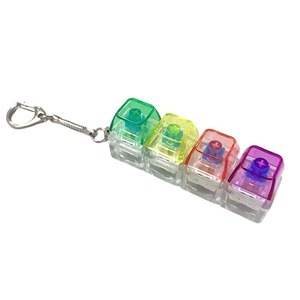 Llavero con Teclado LED, Juguete Sensorial Antiestrés, Clicker de Cristal, Gadget <span class=keywords><strong>para</strong></span> Adultos y Niños - Product Image 6