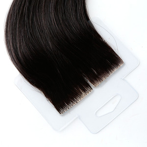 Extensions de cheveux naturels et réutilisables K.SWIGS Salon Virgin Remy, invisibles, ultra-fines, avec bandes adhésives, plus de 40 couleurs disponibles, durables et sans nœuds. - Product Image 5