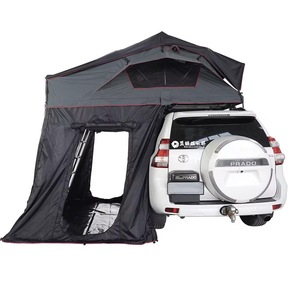 Vente en gros à bas prix tente de toit de voiture pour 4 personnes pour la terre sauvage tente de toit de voiture avec une structure de chambre à coucher structure de tente de voiture supérieure - Product Image 2