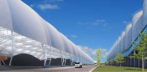 Dôme gonflable ignifuge écologique, structure à membrane à grande portée pour <span class=keywords><strong>stade</strong></span> sportif intérieur - Product Image 3
