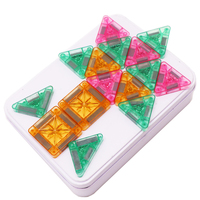 Ensemble de 46 blocs de construction magnétiques éducatifs de voyage, jouet de construction certifié CE, thème des bâtiments célèbres pour enfants