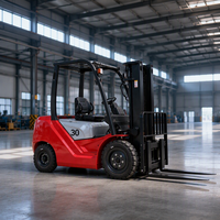 Chariot élévateur diesel 3 tonnes à transmission automatique, mât à 2 étages, prêt à l'expédition, prix de gros, export direct usine APEXPRO