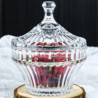 Bouteille de stockage alimentaire en verre multifonctionnelle, récipient traditionnel pour aliments secs, conteneur à café, pot en verre transparent pour la cuisine à domicile
