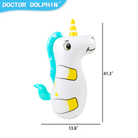 Sac de frappe gonflable pour enfants en PVC écologique, motif et couleur personnalisés, rempli d'eau, avec support pour la maison, la salle de sport et le fitness