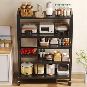 Étagère de <span class=keywords><strong>rangement</strong></span> multifonctionnelle pour cuisine, multi-niveaux, pour légumes, four à micro-ondes, armoire - Product Image 1