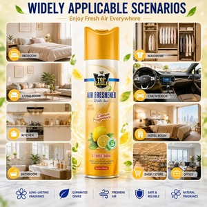 <span class=keywords><strong>Mini</strong></span> <span class=keywords><strong>D</strong></span>ésodorisant Portable 300ml/500ml Citron à Propulseur Naturel, Brume Fine, Sûr - Product Image 2
