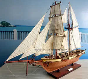 HARVEYE木制模型船-历史船只