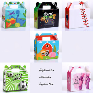 Scatola per Gable di carta per Snack per Festival di forniture per feste di compleanno per bambini a <span class=keywords><strong>tema</strong></span> animale dolce - Product Image 3