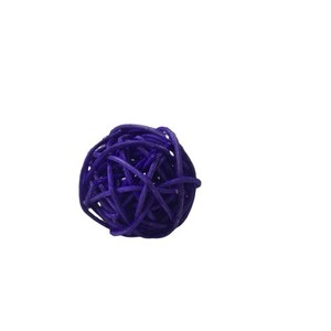 encargo promocional hecho a mano grande de color Halloween Navidad mimbre tejido de mimbre decoración bola para reed difusor - Product Image 5