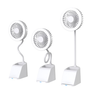 HiTao 10W LED Desk <b>Lamp</b> with Fan & 15W Fast <b>Wireless</b> Charger Multi-Function Pen Holder Light - Product Image 6