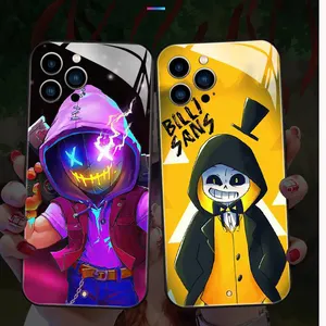 Halloween Gift Anime Cartoon Voice Call Flash Night Glowing Luminous Led Phone Case for Apple Iphone 15 Pro Max 14 13 12 11 Plus