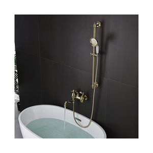 Nuevo Grifo Mezclador de Pared para Ducha y Bañera, Cabezal de Ducha Dorado, Juego de Ducha en <span class=keywords><strong>Cascada</strong></span> - Product Image 2