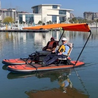 Catamarán Inflable Eléctrico Portátil y Resistente, Balsa de Pesca, Tabla de Paddle, Catamarán Inflable en Venta, Catamarán para Paseos
