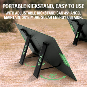 Paneles Solares Monocristalinos Plegables EBL Sunpower, Pequeños de 100W, Portátiles, Flexibles, en Bolsa - Product Image 5