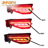 Nouveaux accessoires tout-terrain 4x4, feux de pare-chocs arrière, lampes LED, ABS rouge 12V pour Fortuner 2016-2020