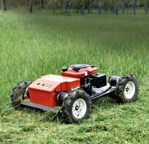 Xách tay bánh 190cc xăng điện bắt đầu điều khiển từ xa Máy cắt cỏ công nghiệp cấp nhỏ robot 4 thì động cơ - Product Image 2