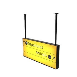 Tablero de letrero iluminado con LED personalizable de calidad superior Diseño delgado de guía de aeródromo compatible con ICAO/FAA/IEC - Product Image 1