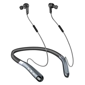 難聴の高齢者聴覚障害者のためのネックストラップ充電式補聴器Bluetoothワイヤレス補聴器