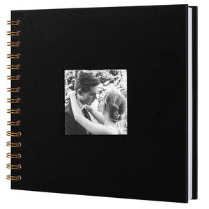 Album <span class=keywords><strong>photo</strong></span> de scrapbooking 8/10/12 pouces, couverture en lin, reliure rigide, pages blanches en kraft, <span class=keywords><strong>livre</strong></span> de souvenirs <span class=keywords><strong>pour</strong></span> voyage, mariage, <span class=keywords><strong>livre</strong></span> d'or - Product Image 5