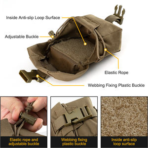 IDOGEAR 500D Nylon Single <span class=keywords><strong>Frag</strong></span> MOLLE Pochette de <span class=keywords><strong>grenade</strong></span> tactique Multi-fonctionnelle Munti-Belt Utilisation pour les accessoires de chasse - Product Image 4