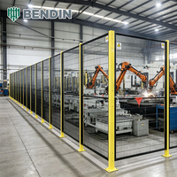 Pagar Pengaman Robot Baja Karbon Rendah dengan Panel Sambung Cepat untuk Area Perakitan Otomatis dan Perlindungan Pabrik yang Fleksibel