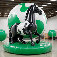 Cheval géant gonflable | Modèle animal personnalisé avec base pour fête extérieure, décoration d'événement, publicité et exposition