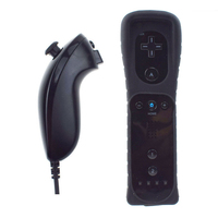Control Remoto Nunchuck para Nintendo Wii, Gamepad con Sensor de Movimiento Plus Integrado para Wii U
