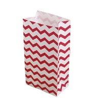 Vente en gros de sacs en papier kraft écologiques sans poignées avec logo personnalisé emballage à bas quantité minimale de commande sac en papier Sos à emporter pour pain bonbon collation