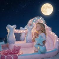 Château gonflable GOLDEN ART Model-33 résistant aux UV en PVC, portable, pour enfants, pour les vacances en bord de mer, jeux aquatiques, imperméable, côte