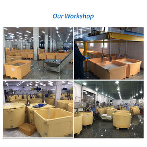 Caja de palé de plástico aislada de pescado apilable regular de almacenamiento a granel de servicio pesado También disponible para alquilar o parte de una solución de agrupación - Product Image 4