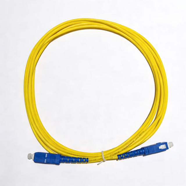 Indoor SC SC Fiber Optic Patch Cord Single Mode Single Core Low Loss Fiber Cable for Data Center Network Use