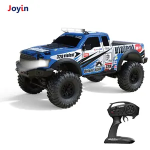 1:10 2.4G 4WD RC Truk Mobil Hobi Monster Proporsional Kontrol Throttle & Kemudi Semua Medan Tahan Air Mendaki Mobil Listrik