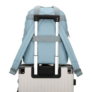 <span class=keywords><strong>Zaino</strong></span> da <span class=keywords><strong>Donna</strong></span> Autunnale Grande Capacità Multi-Tasca <span class=keywords><strong>in</strong></span> <span class=keywords><strong>Tessuto</strong></span> di Nylon Casual da Viaggio per Studenti Universitari - Product Image 6