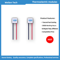 Module thermoélectrique TES1-00702 à refroidissement rapide en gros, dissipateur thermique en silicium Peltier, prix d'usine pour les semi-conducteurs