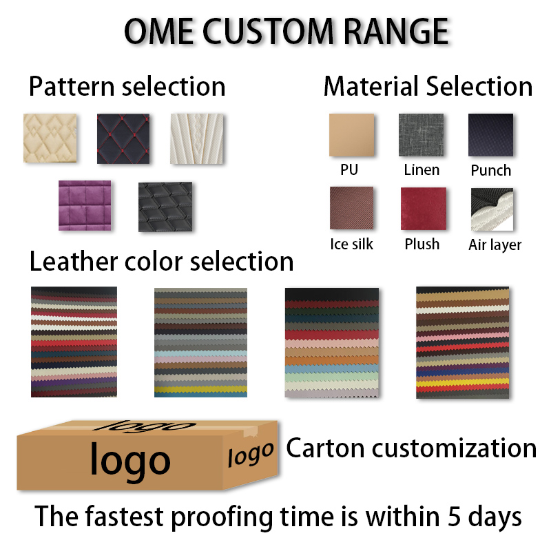 Wanwan FSD3 Five-in-One Multifunctional Leather Armrest Box - Universal Car Storage Cup Holder