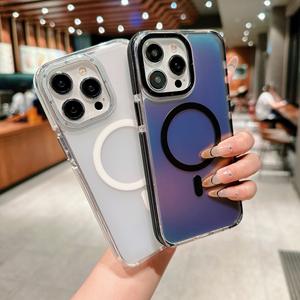 Funda Magnética Metálica para Teléfono con Lente Degradada y Protección Contra Impactos, Compatible con <span class=keywords><strong>iPhone</strong></span> 17/16/15/14/<span class=keywords><strong>13</strong></span>/12/11 - Product Image 6