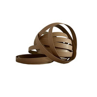 Bande de chant en PVC ABS durable, option de couleur personnalisée pour les projets de meubles résidentiels et commerciaux