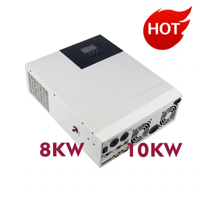 Système solaire hybride 10 kW triphasé pour stockage d'énergie domestique, kit solaire 5 kW, prix usine, batterie lithium-ion, double sortie - Product Image 1