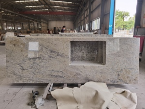 Encimeras de <span class=keywords><strong>Granito</strong></span> Blanco del Río India GOLDTOP, <span class=keywords><strong>Granito</strong></span> Natural para <span class=keywords><strong>Cocina</strong></span> y Baño - Product Image 5