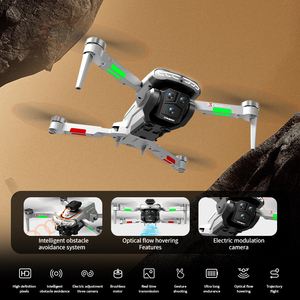 Dron R6 para Principiantes, Pantalla de 4.3 Pulgadas, Evitación de Obstáculos, Sígueme, Cámaras Duales, Baterías, Plegable, de Plástico, Juguetes RC UAV para Niños - Product Image 2