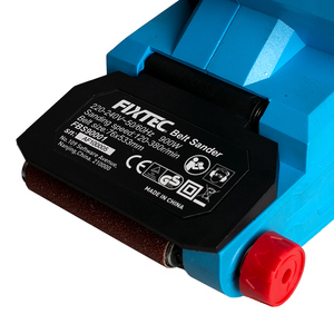 เครื่องขัดสายพานไฟฟ้า FIXTEC 900W แบบพกพา สำหรับขัดไม้ ขัดเงา ใช้ได้กับการขัดมุม รุ่น FBS90001 - Product Image 2