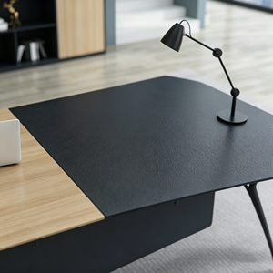 Bureau de direction moderne en bois avec armoire, <span class=keywords><strong>table</strong></span> d'ordinateur pour bureau à domicile - Product Image 6