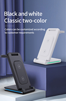 Nouveaux produits de vente chaude 4 en 1 chargeur sans fil magnétique pliable 15W chargeur rapide Usine en gros pour apple samsung