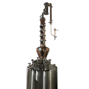 Columna de 6 pulgadas y 4 placas, <span class=keywords><strong>flauta</strong></span> de acero inoxidable, columna de destilación de Alcohol, Vodka, whisky, fabricación de Ginebra - Product Image 5