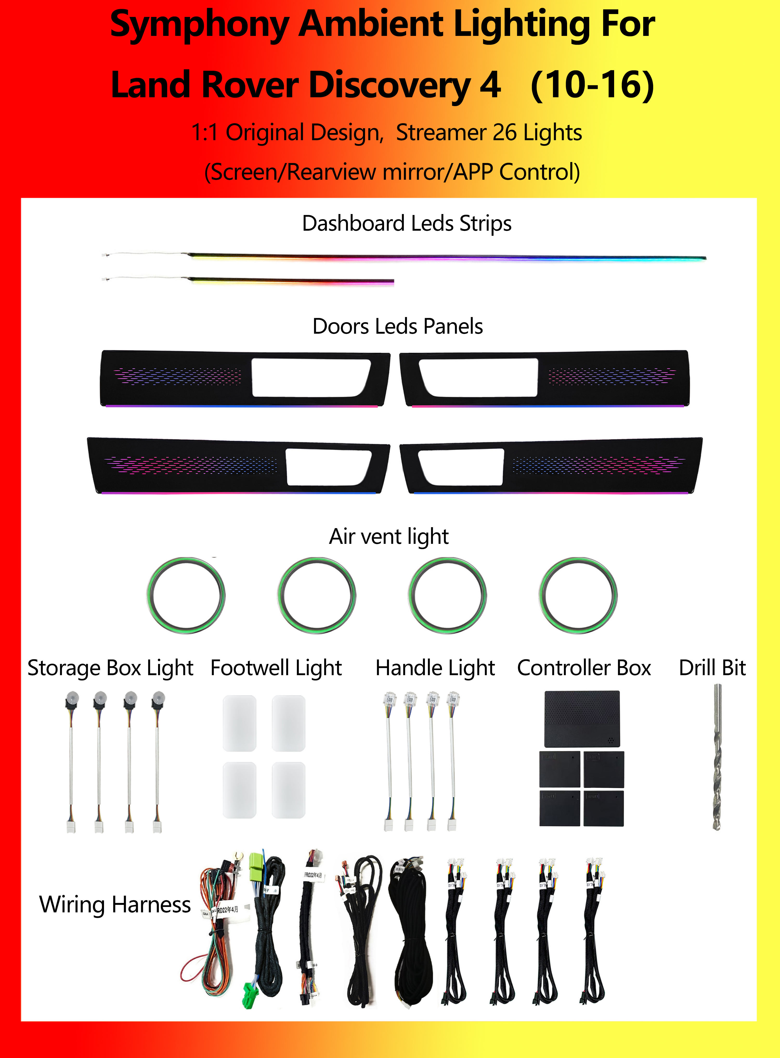 Land Rover Discovery 4 Streamer Symphony 26 Lights